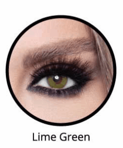 Bella Glow Lime Green Lentilles Maroc