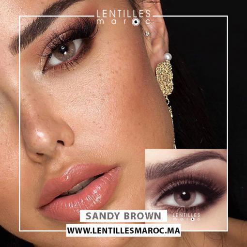 Sandy Brown - Bella Elite Collection - Lentilles Maroc