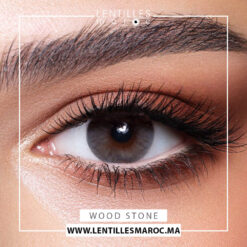 Wood Stone - Bella Contact Lenses - Diamonds Collection - Close Up