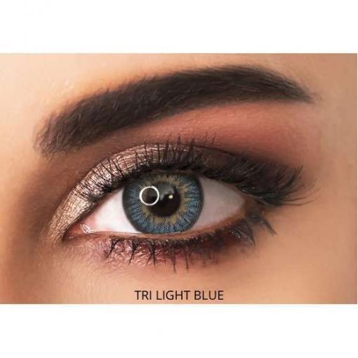 adore contact lenses - tri light blue