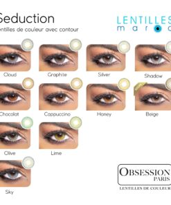 obsession seduction lentilles de couleur-lentilles maroc