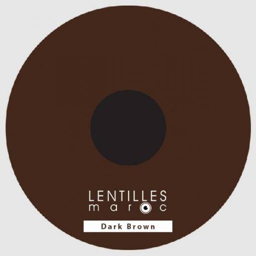 Lentilles Prothetiques Dark Brown