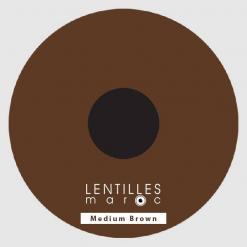 Lentilles Prothetiques Medium Brown