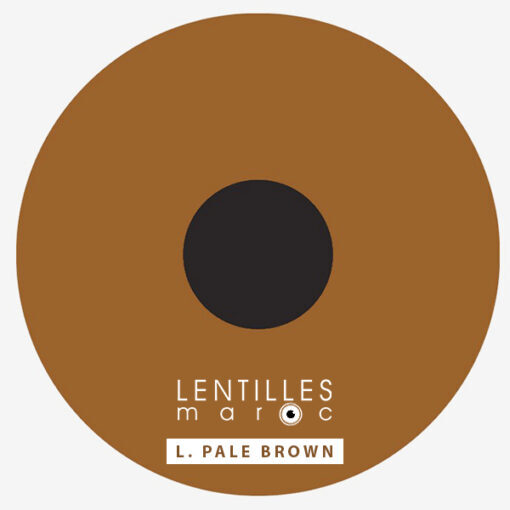 Lentilles prothétique - L. Pale Brown