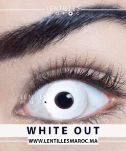 Lentilles Halloween - White Out